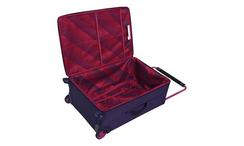 it Luggage Worlds Lightest 2 Wheel Cabin Suitcase Purple
