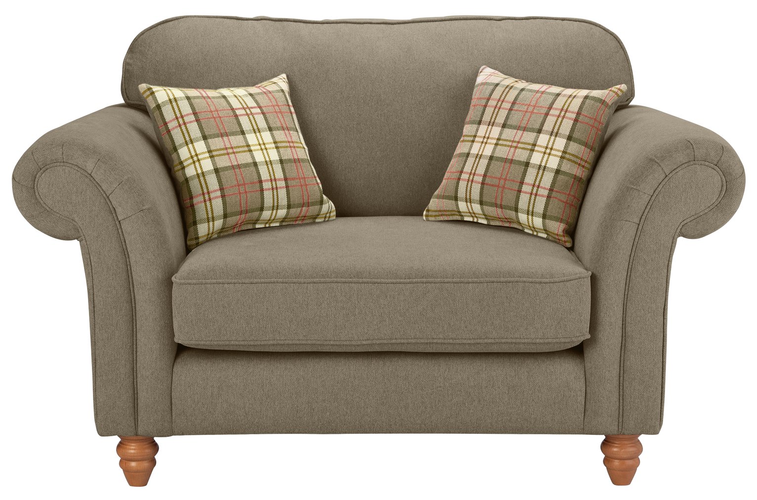 Tartan discount cuddle chair