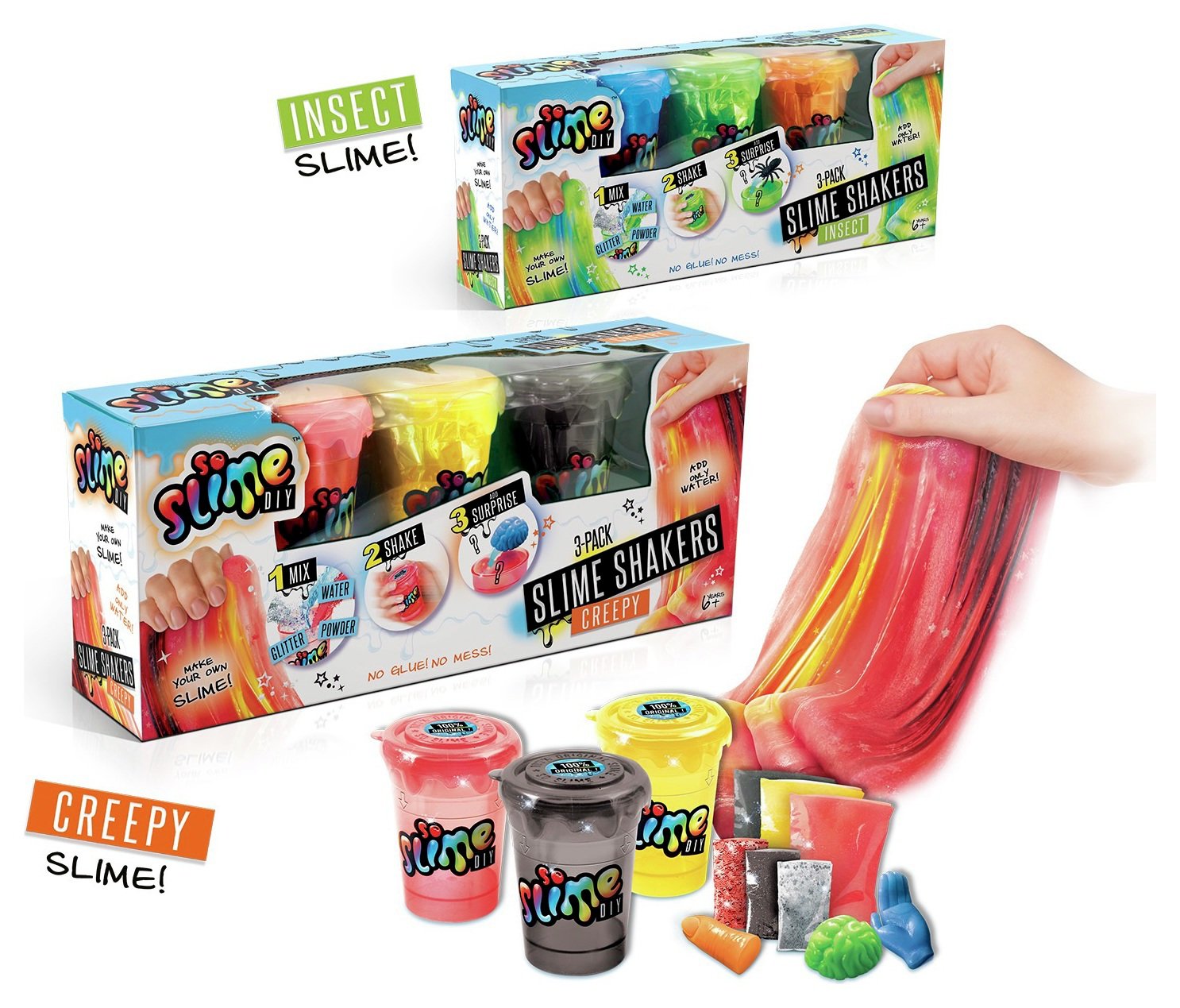 So Slime DIY Shaker Creepy 3 Pack review