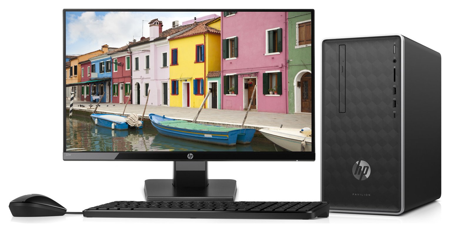 HP Pavilion Celeron 4GB 1TB PC & 22w 21.5 In Monitor Bundle review