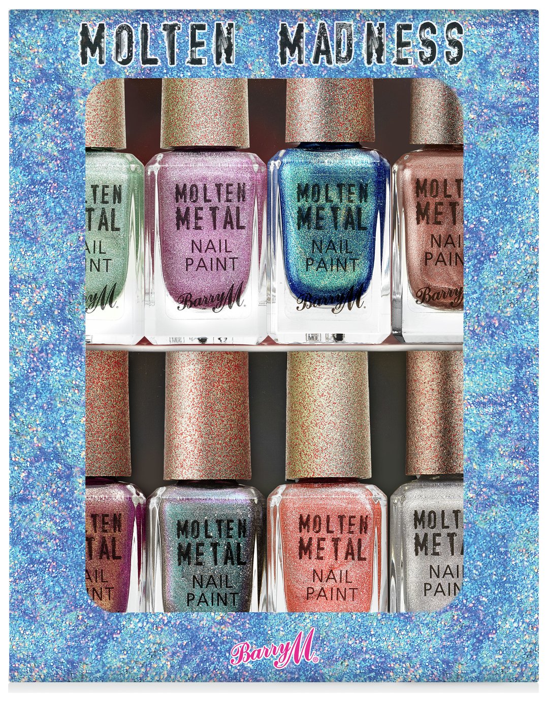 Barry M Cosmetics Molten Madness Nail Paint Set x 8 Review