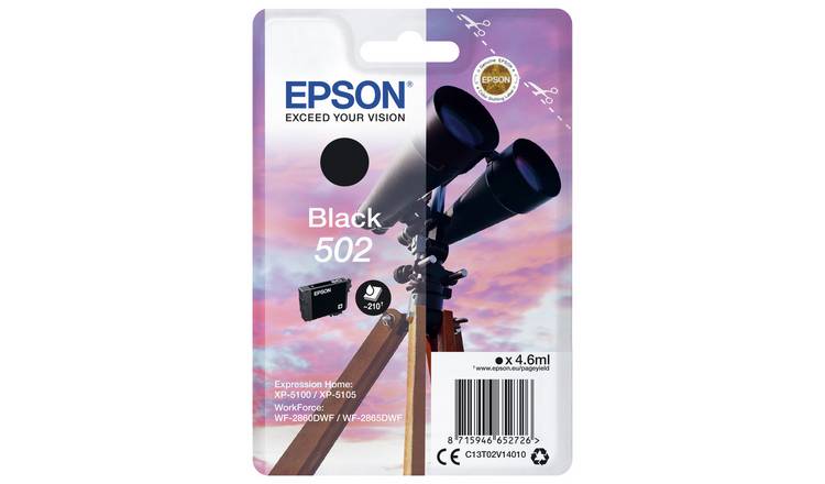 Epson 502 Binoculars Ink Cartridge - Black