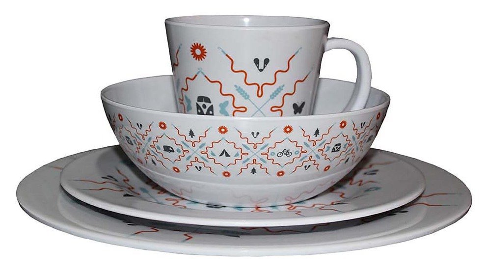 Olpro Summertime 16 Piece Melamine Dining Set