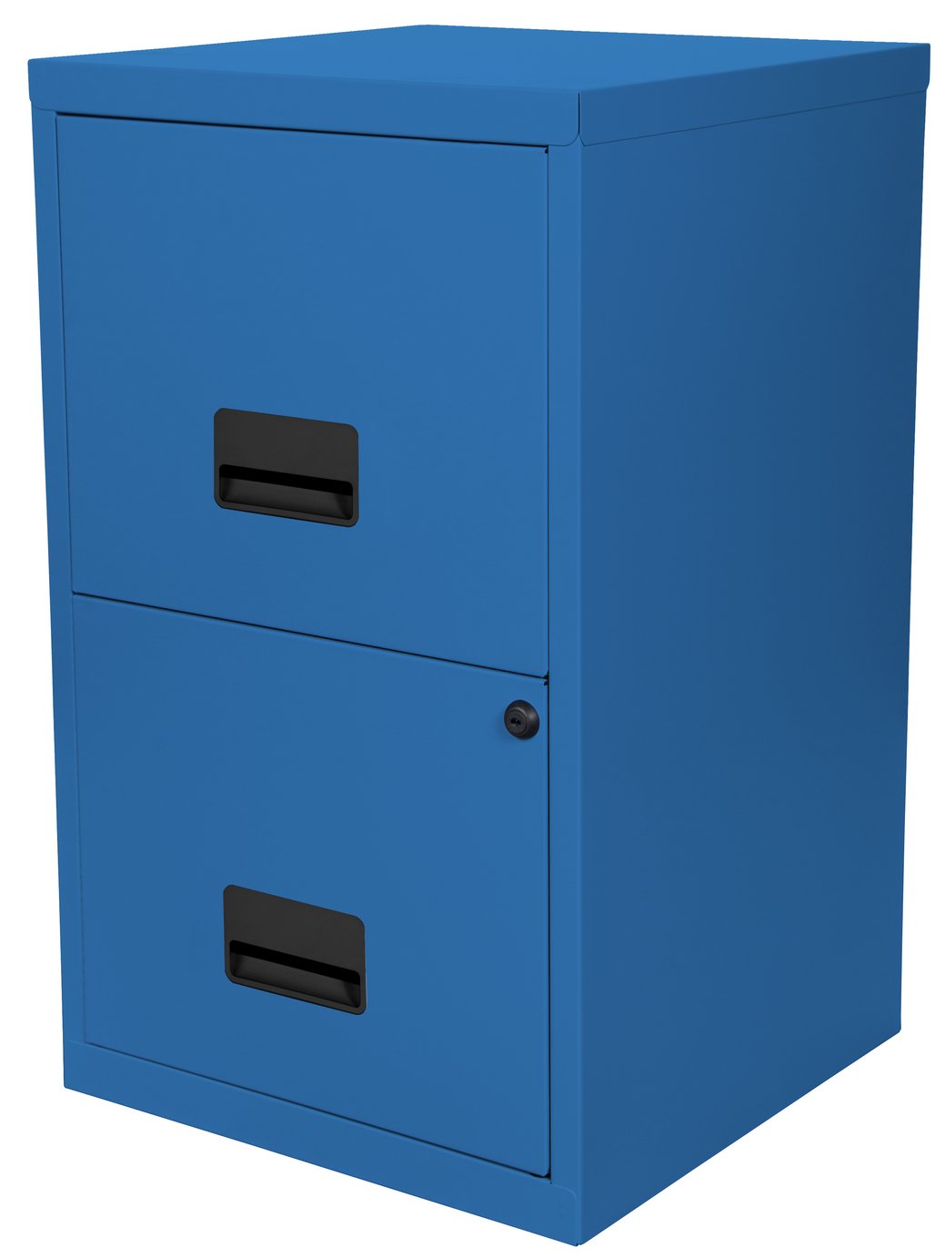 Pierre Henry 2 Drawer Metal Filing Cabinet - Sky Blue