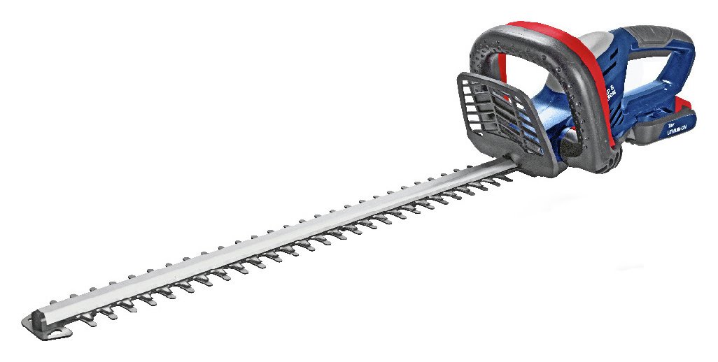 spear and jackson cordless hedge trimmer with 2 batteries