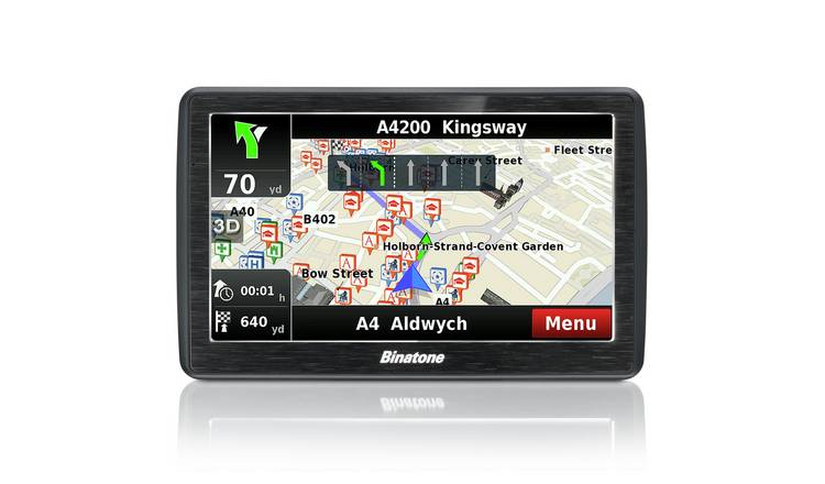 Binatone U700 7 Inch UK,ROI with Lifetime Maps Sat Nav