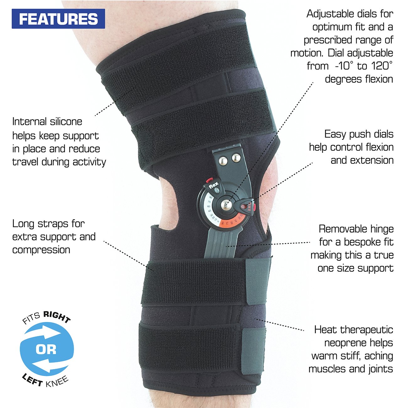 Neo G Adjusta Fit Hinged Open Knee Brace Reviews