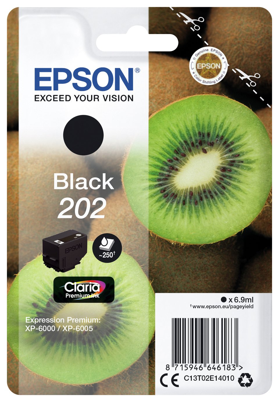 Epson 202 Kiwi 202 Ink Cartridge - Black