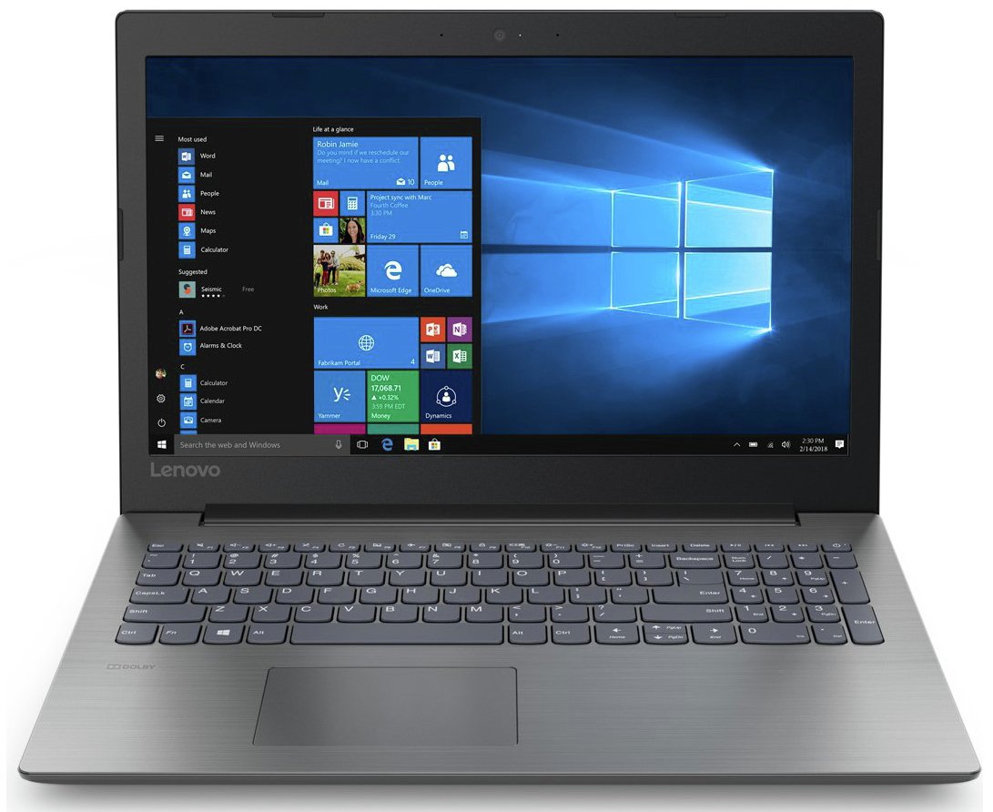 Lenovo IdeaPad 330 15.6 Inch Celeron 4GB 1TB Laptop- Black