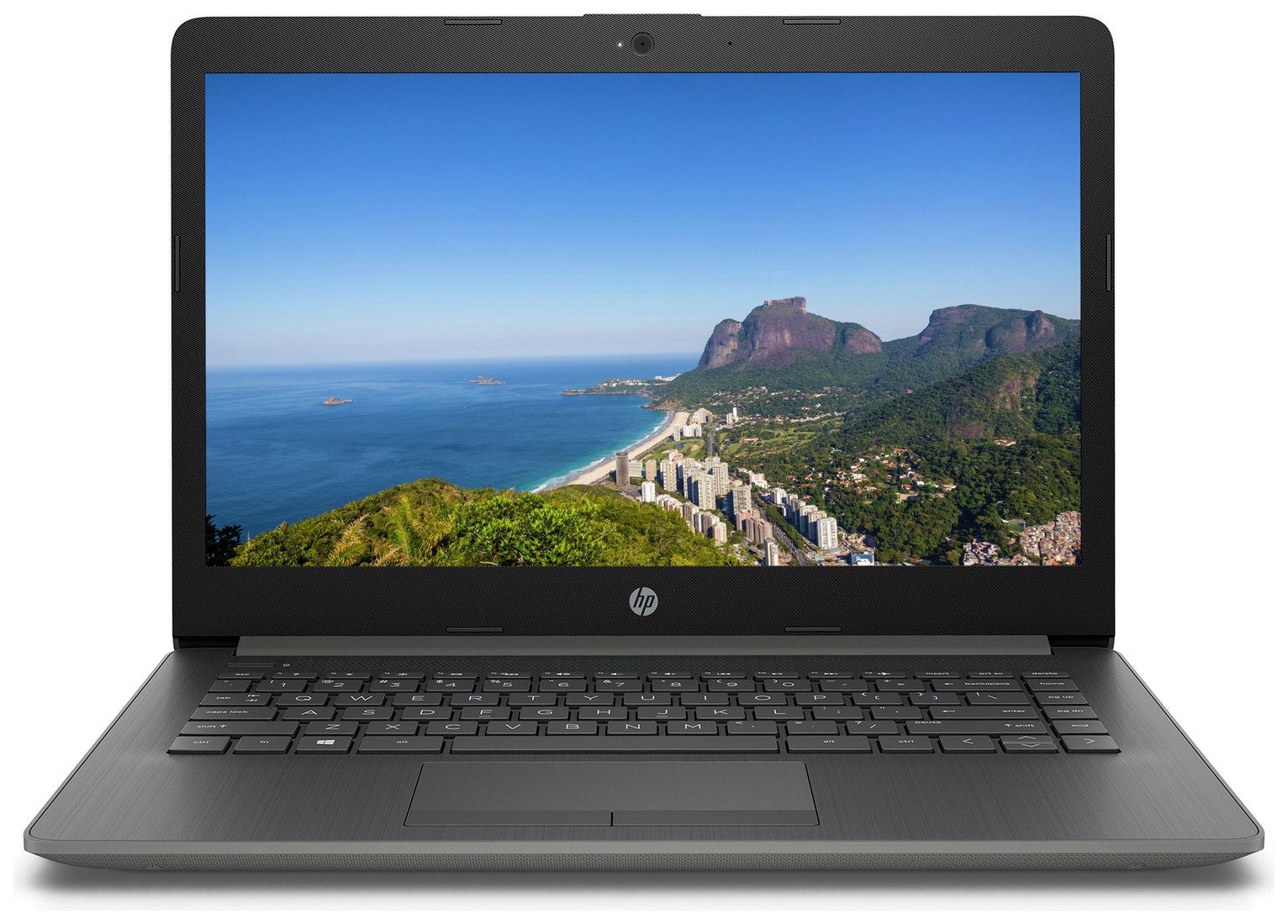 HP 14 Inch i3 4GB 128GB FHD Laptop - Grey