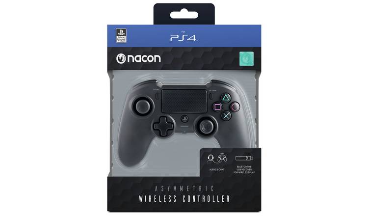 Buy Nacon Asymmetric Ps4 Wireless Controller Black Ps4 Controllers And Steering Wheels Argos