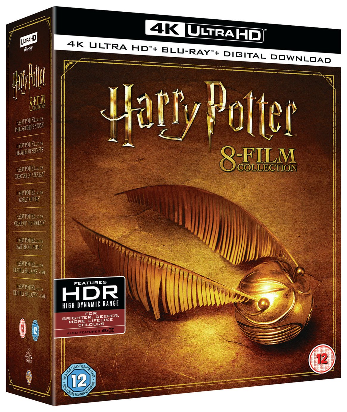 Harry Potter 4K Complete 8-Film Collection - 4K UHD + Bluray