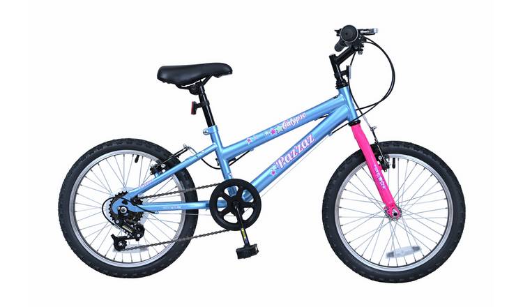 Pazzaz 18 inch Wheel Size Calypso Mountain Girls Bike - Blue & Pink