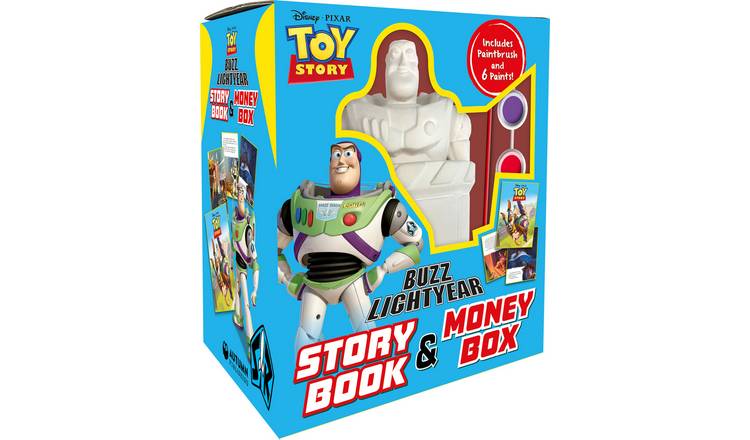 Disney Pixar Toy Story Buzz Lightyear Story Book & Money Box Painting Kit