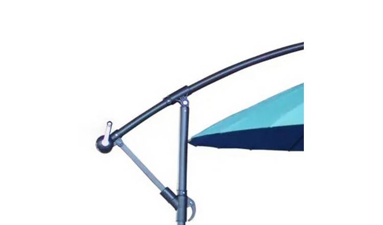 Royalcraft 3m Shanghai Cantilever Garden Parasol - Blue