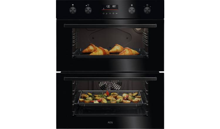 AEG OU5CU40K Built Under Double Electric Oven - Black