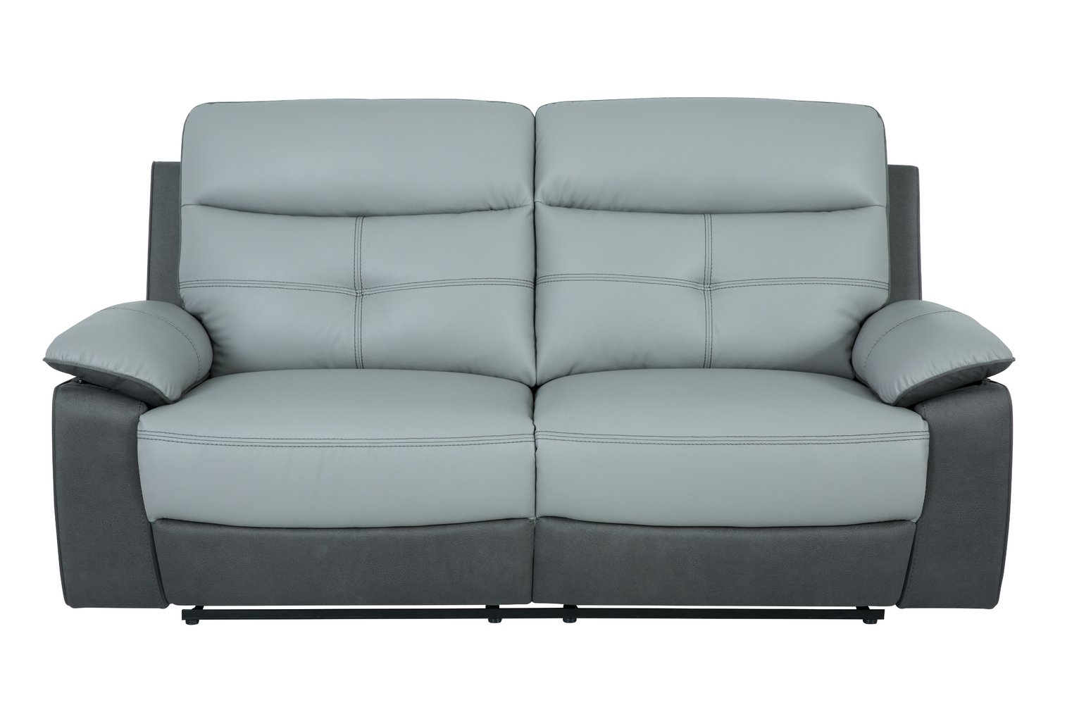 Argos Home Charles 3 Seater Leather Mix Recliner Sofa Review