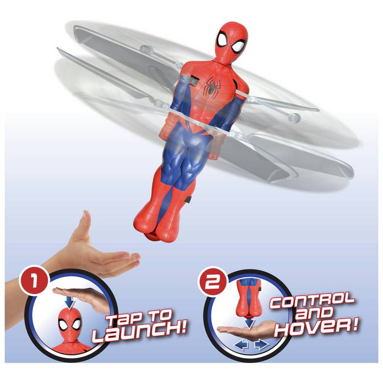 Flying Heroes Hover And Spin Spiderman 0
