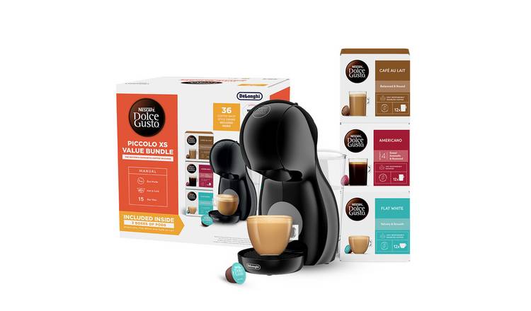 Dolce Gusto Piccolo Extra Small Pod Coffee Machine Bundle