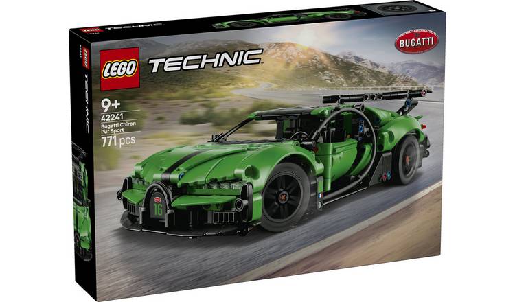 LEGO Technic Green Bugatti Chiron Pur Sport Hypercar 42241 PREORDER