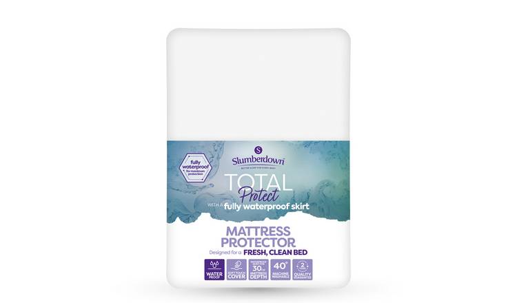 Slumberdown Total Protect Waterproof Mattress Protector - Small double