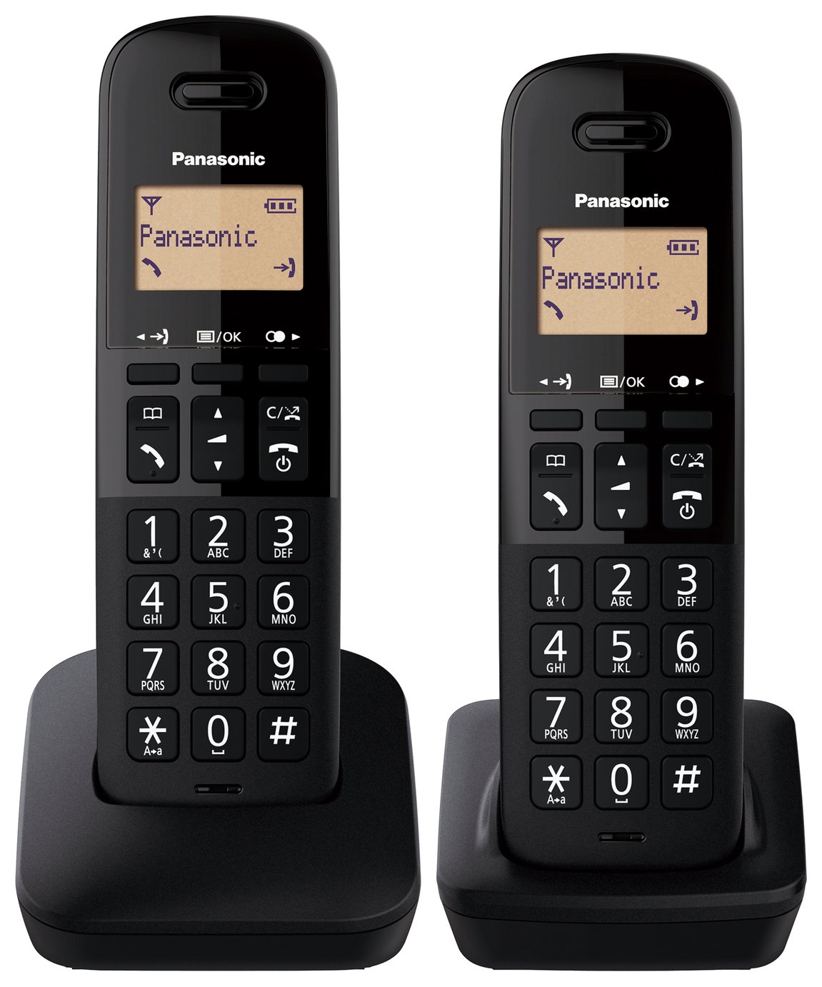 Panasonic KX-TGB612 Cordless Phone with Shock Resistant-Twin