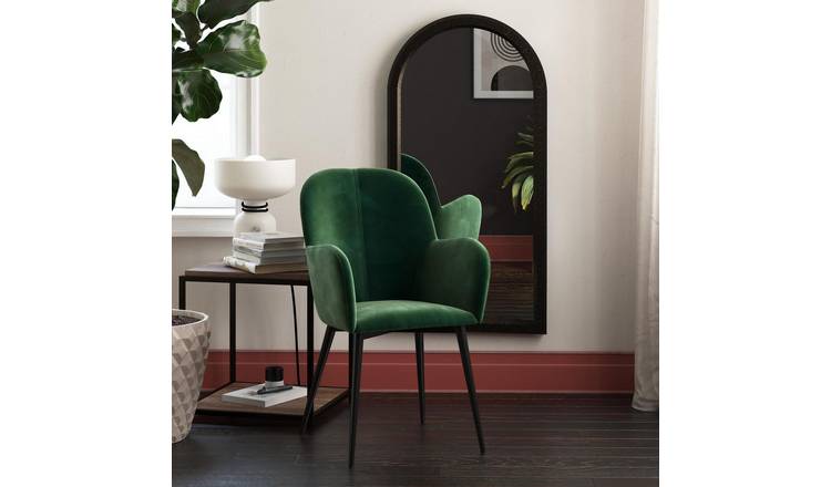 Dorel Fitz Velvet Accent Chair - Green