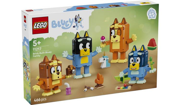 LEGO Bluey Brick-Built Bluey Family Figures 11217 PREORDER