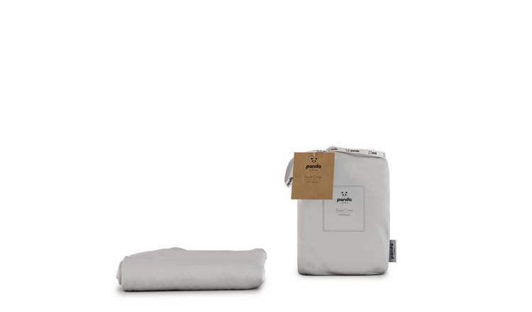 Panda Bamboo 320 TC Plain White Bedding Set - Single