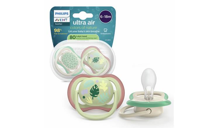 Philips Avent Ultra Air Soother for 6-18 Months - Pack of 2