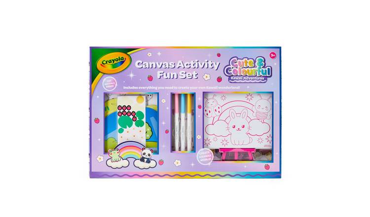 Crayola Canvas & Activity Painting Set