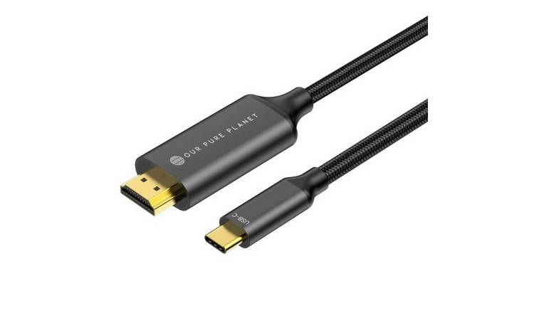 Our Pure Planet 2m USB-C to HDMI Cable - Black