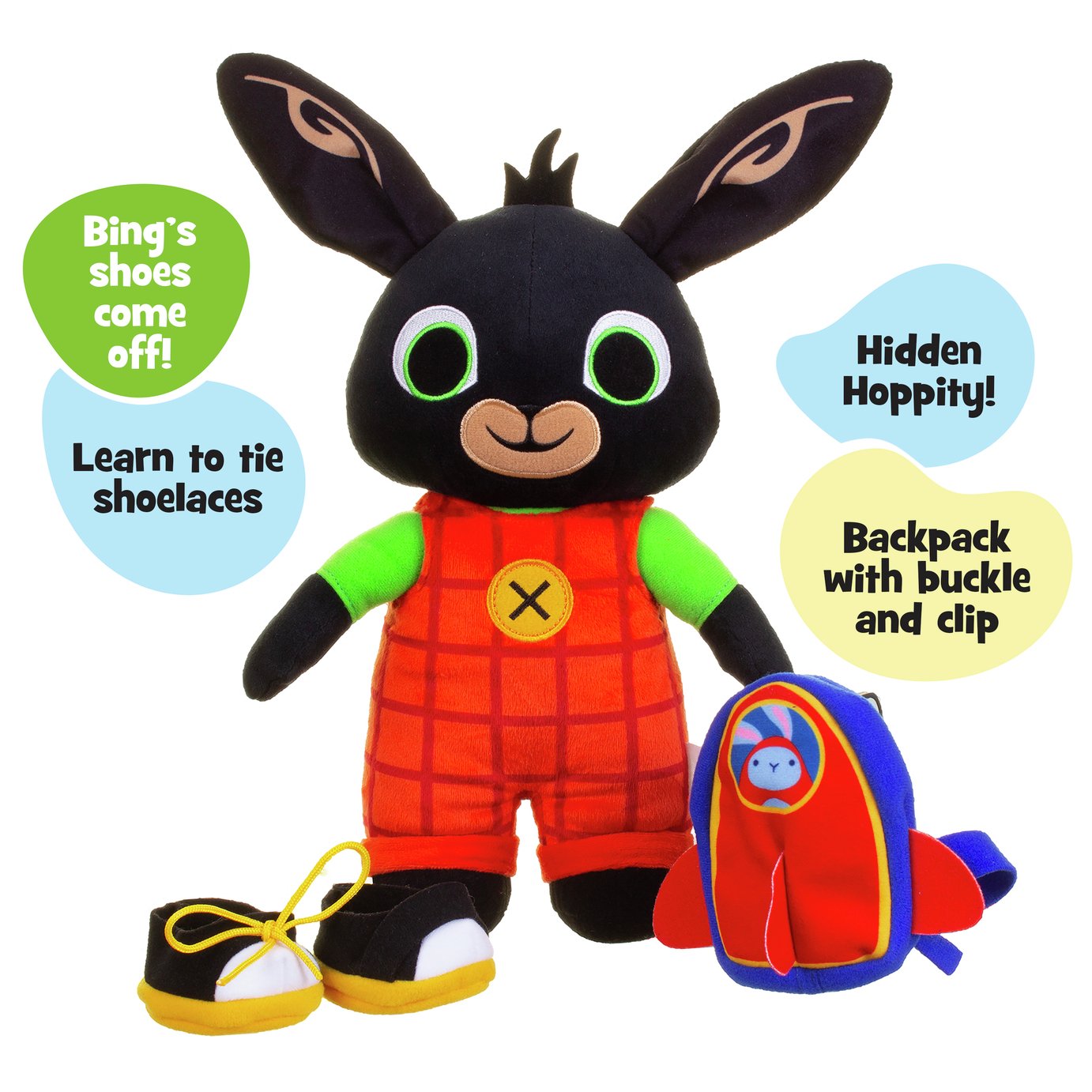 Dress up Backpack Bing Soft Toy Review