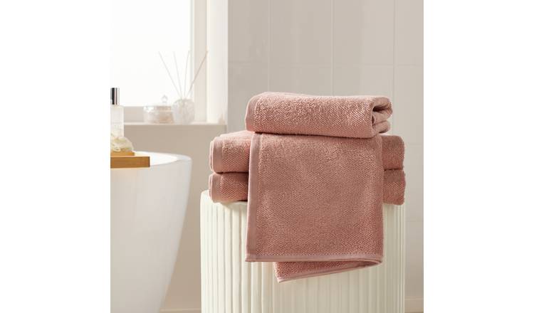 Argos Home 4 Piece Towel Bale - Pink