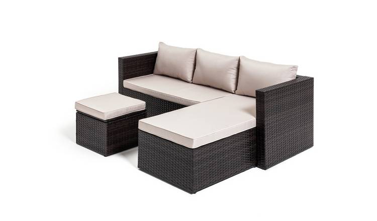 Argos home 4 seater rattan effect sofa set sale