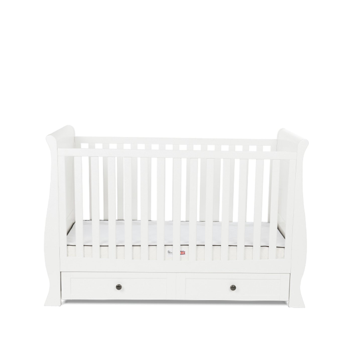 argos sleigh cot bed