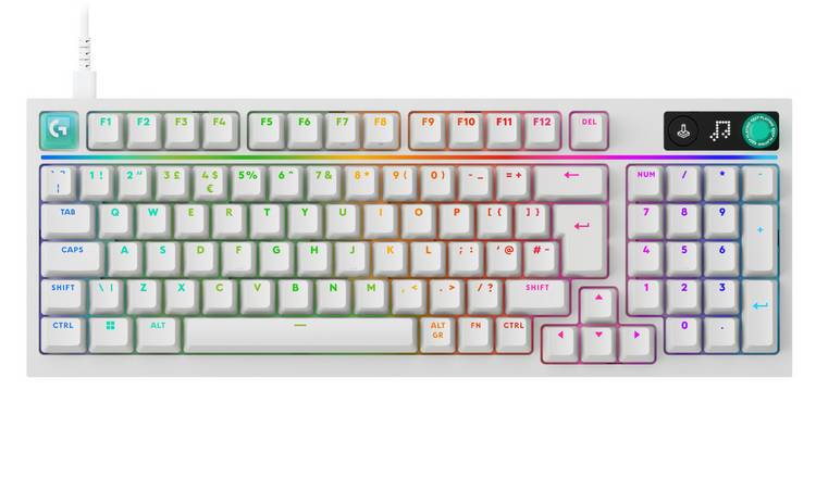 Logitech G G316 X 98 Wired Gaming Keyboard - White