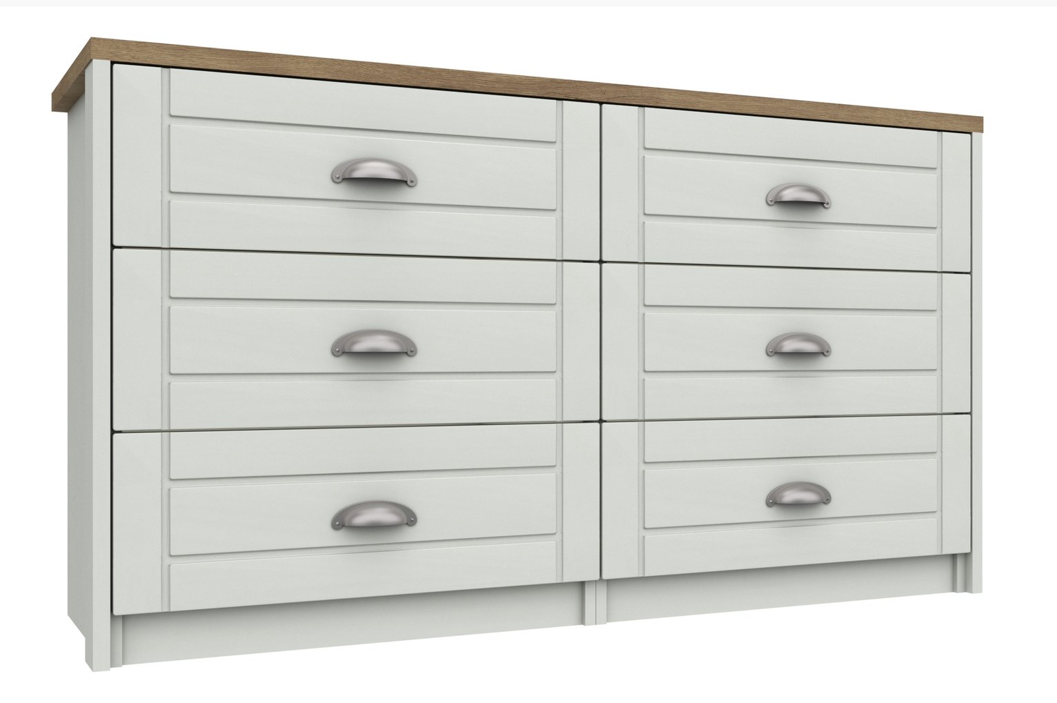 Kielder 3   3 Drawer Chest - White