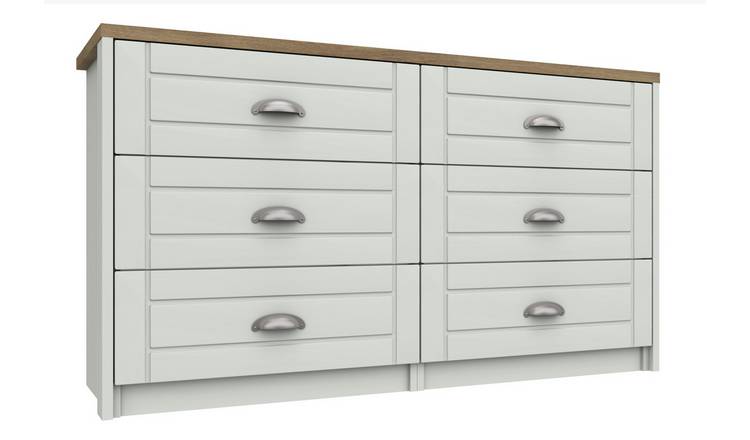 Argos white clearance tallboy