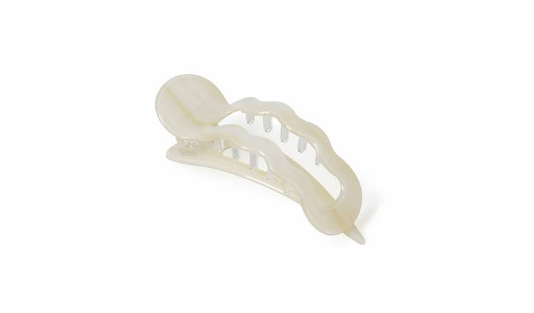 Freedom Cream Curved Hair Claw Clip