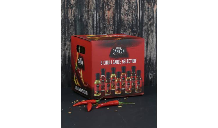 Kimm & Miller Smokin' Canyon Chilli Sauce Selection - Pack of 9
