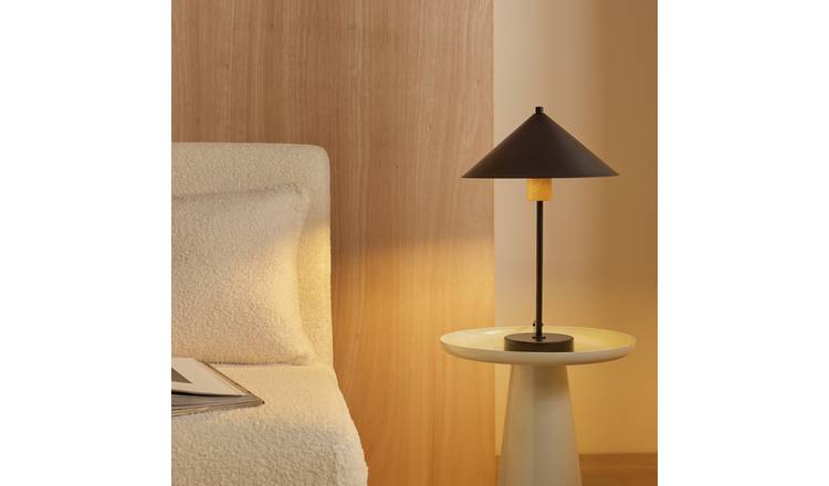 Argos Home Jensen Metal Table Lamp - Black