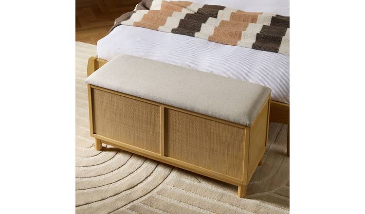 Habitat Simone Storage Bench - Natural