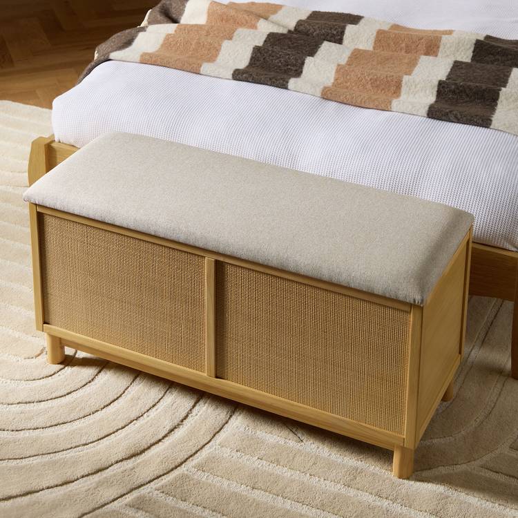 Habitat Simone Storage Bench - Natural 0