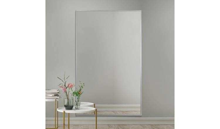 MirrorOutlet Artus Silver Metal Wall Mirror - 174x110cm