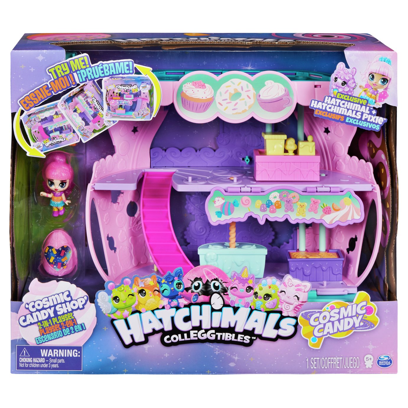 Hatchimals CollEGGtibles Cosmic Candyshop 2-in-1 Playset Review