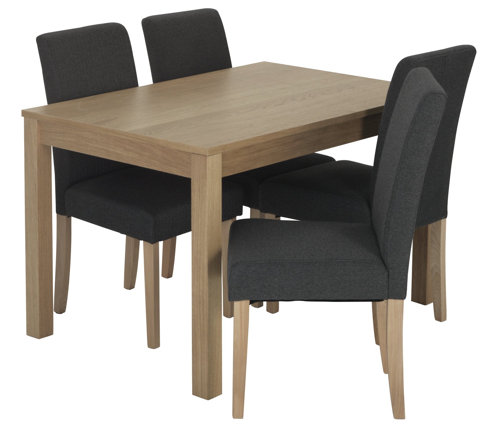 Argos Home Clifton Dining Table & 4 Tweed Chairs Review