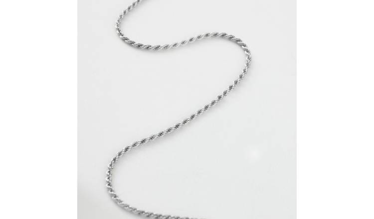 Revere 925 Sterling Silver Mini Rope Necklace