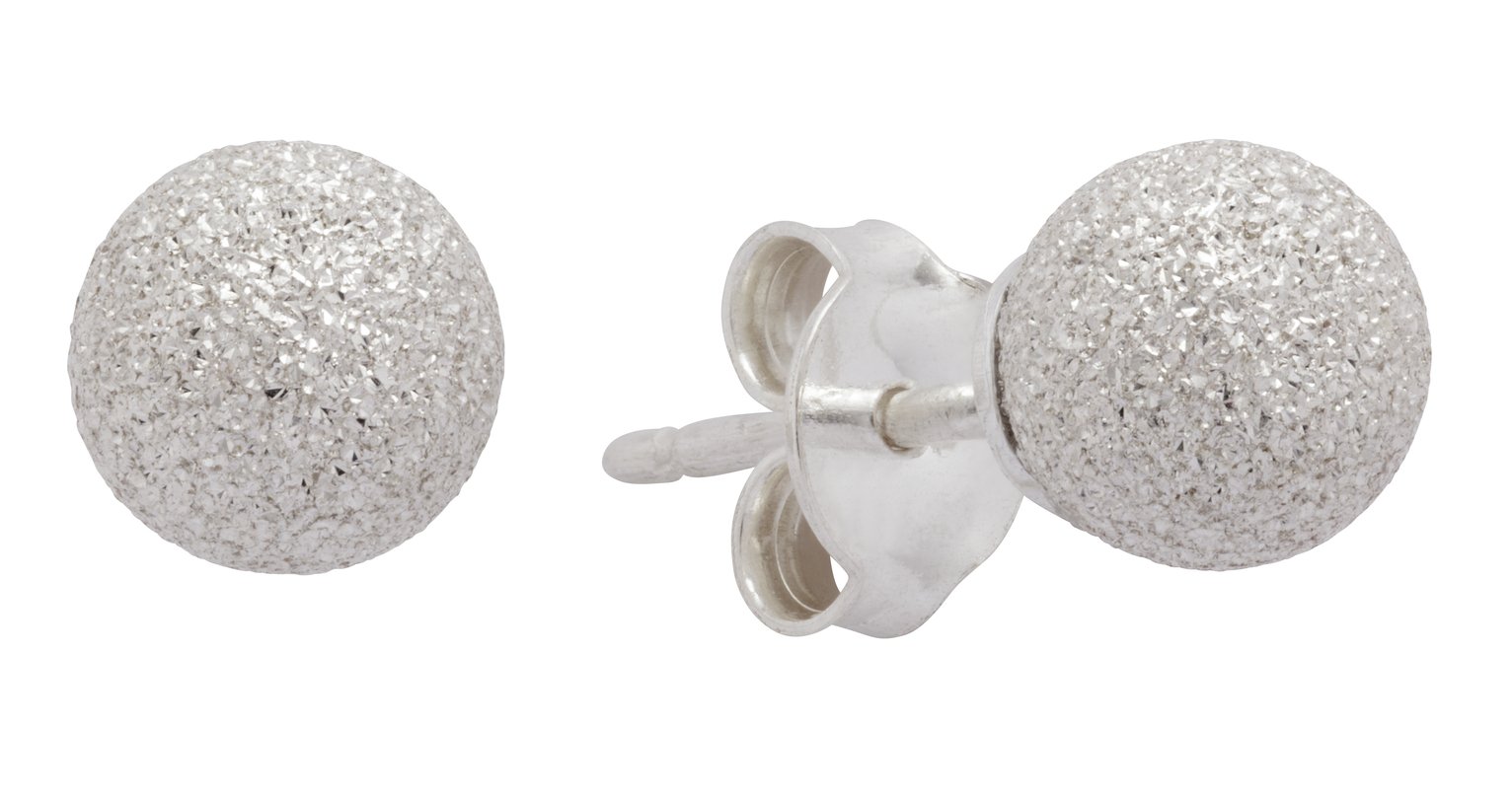 Revere Sterling Silver Diamond Cut Ball Stud Earrings Review