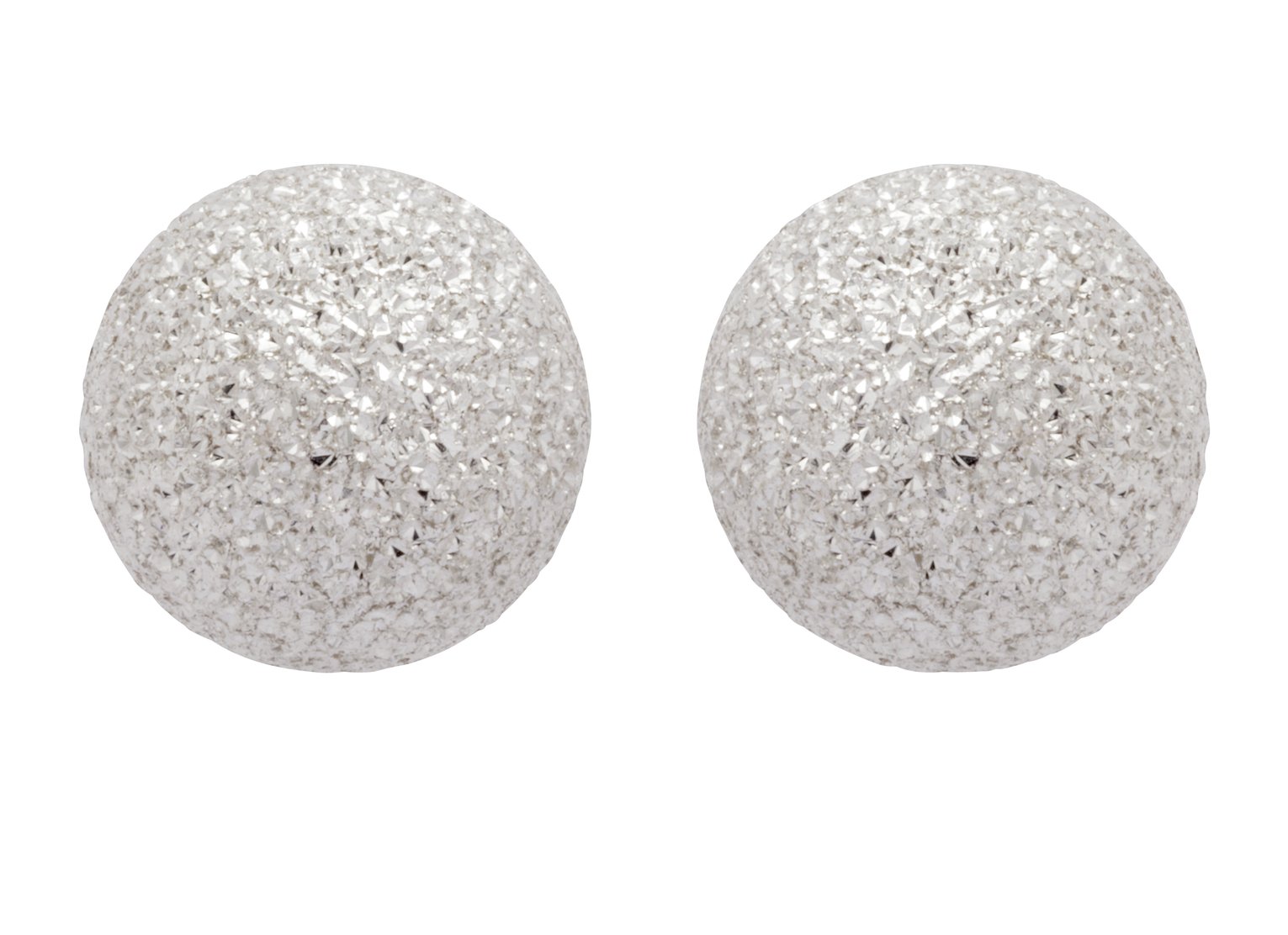 Revere Sterling Silver Diamond Cut Ball Stud Earrings Review